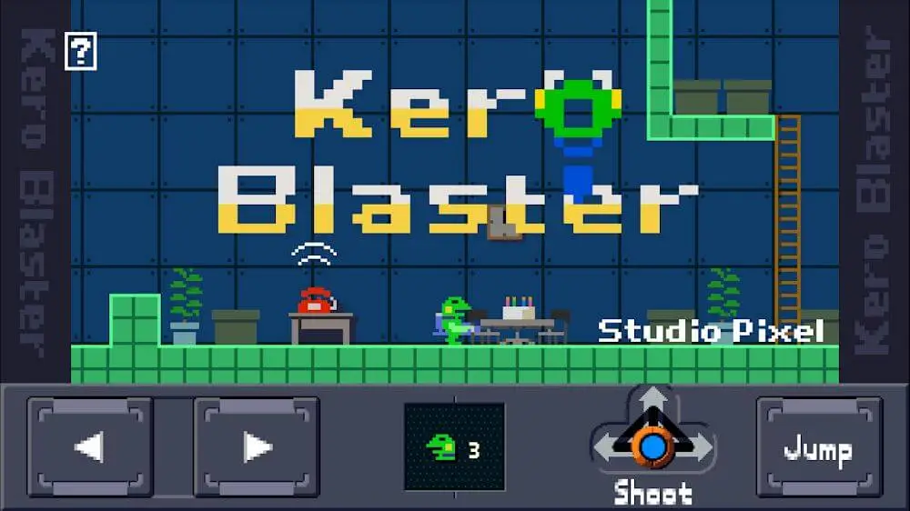 Screenshot of the Kero Blaster game