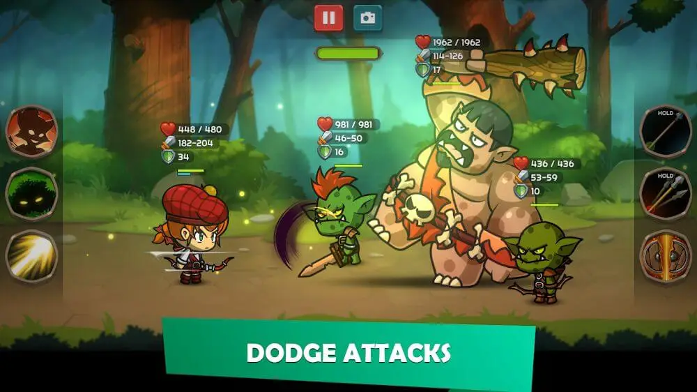 Screenshot of the Kinda Heroes game