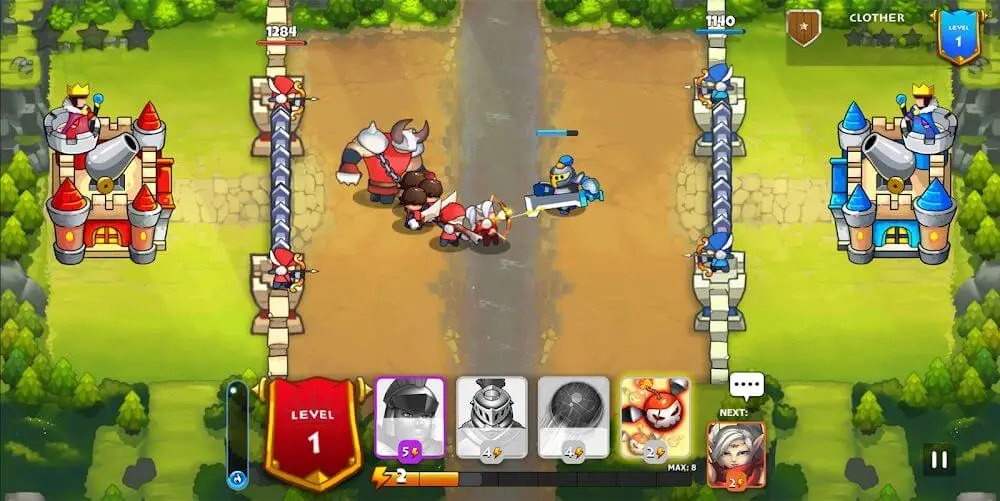 Screenshot of the King Rivals: War Clash game