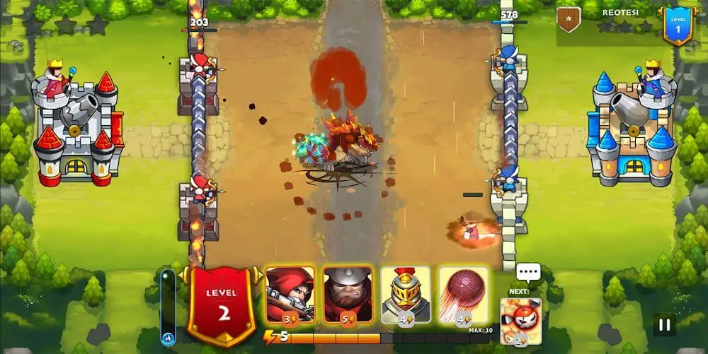Screenshot of the King Rivals: War Clash game
