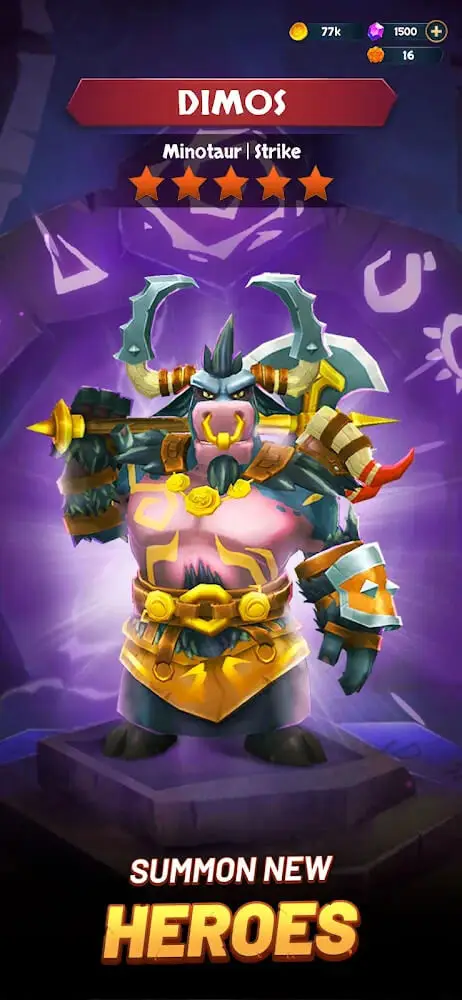 Screenshot of the Kingdom Boss – Hero RPG app