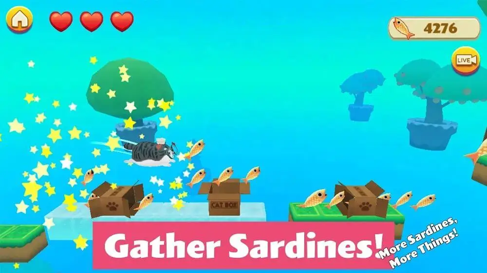 Screenshot of the Kitty in the Box 2 game