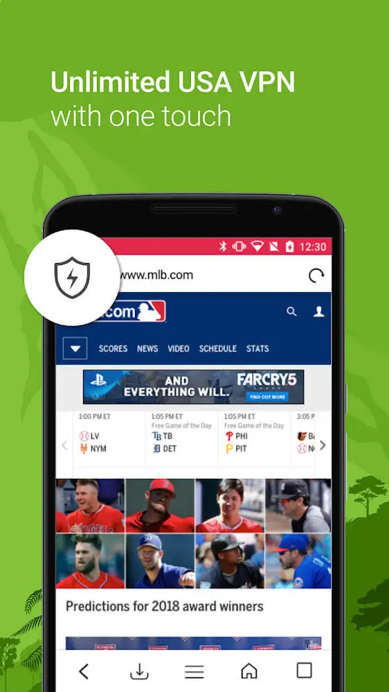 Screenshot of the Kode app