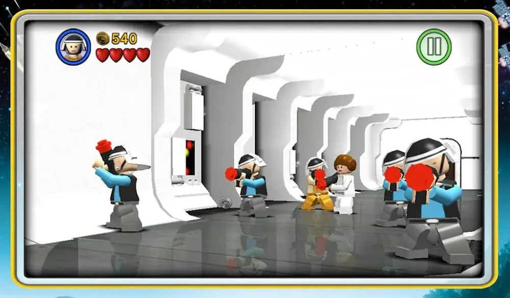 Screenshot of the LEGO Star Wars: TCS game