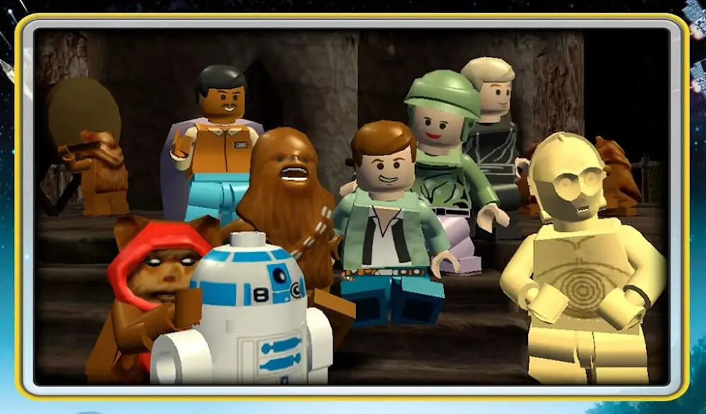 Screenshot of the LEGO Star Wars: TCS game