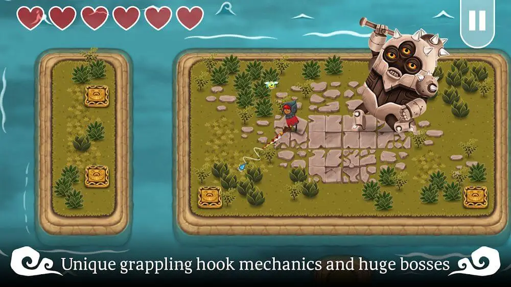 Screenshot of the Legend of the Skyfish game