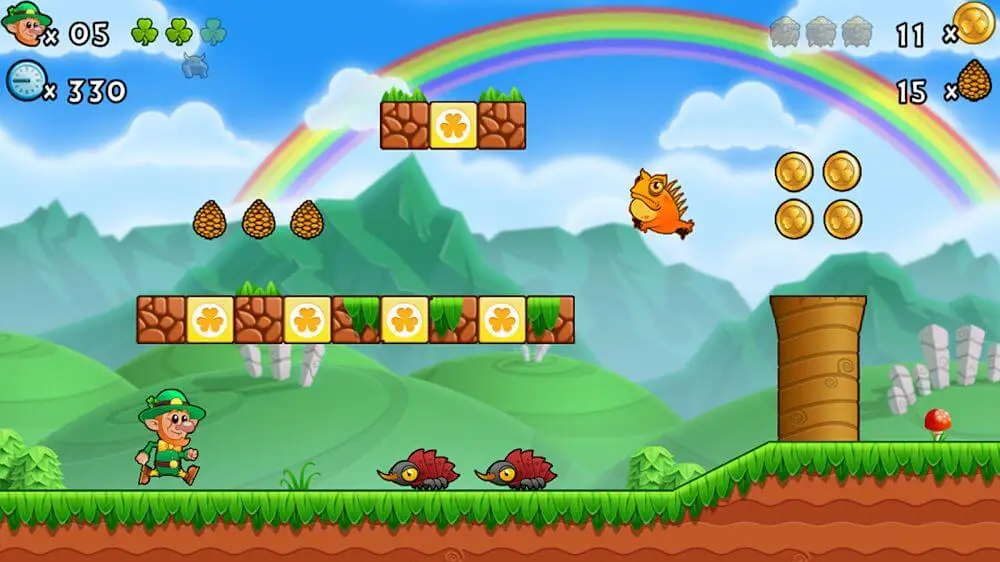 Screenshot of the Lep's World 3 game