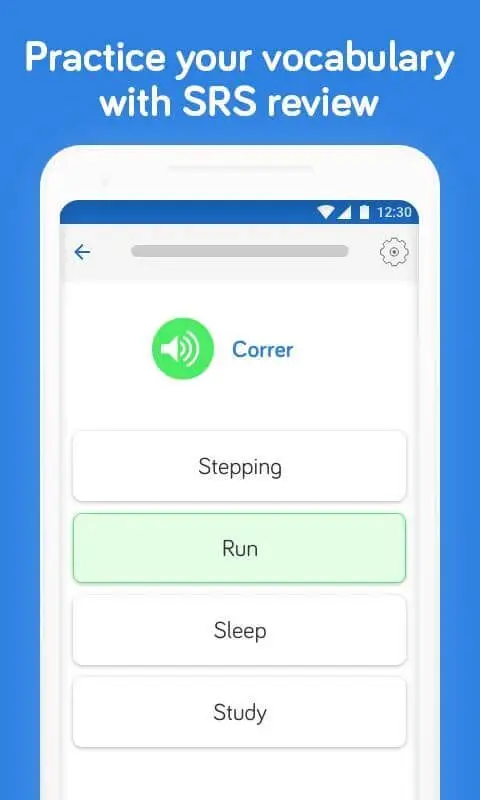 Screenshot of the LingQ app