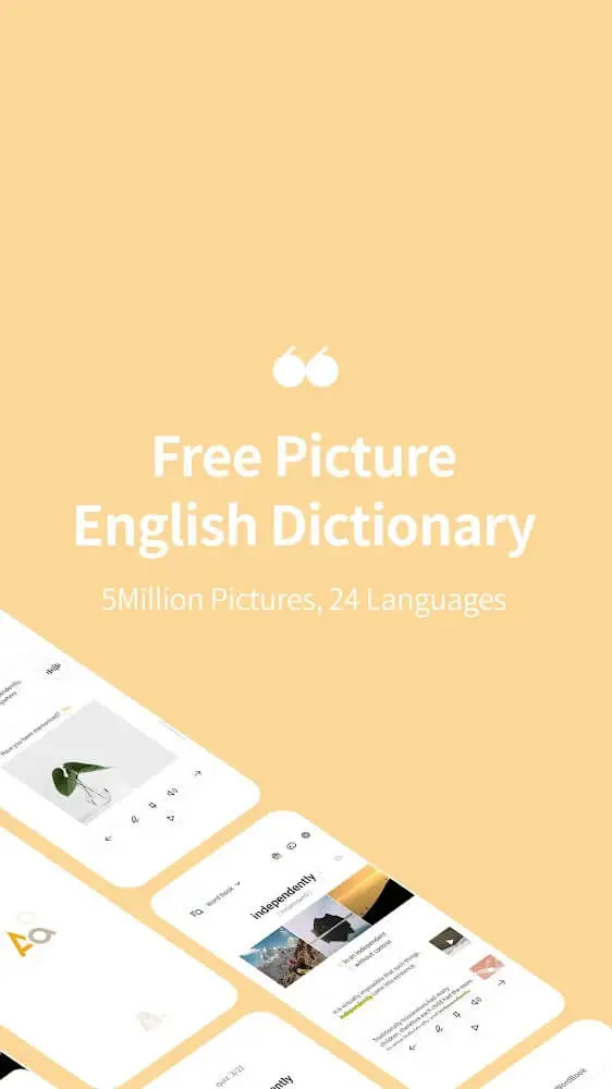 Screenshot of the Lockscreen English Dictionary app