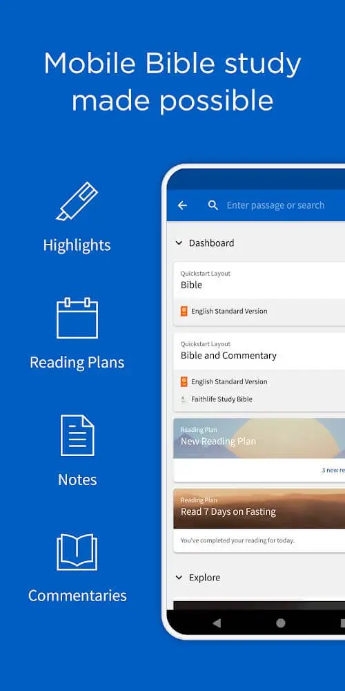 Screenshot of the Logos Bible Study App app