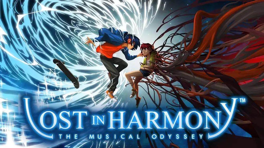 Screenshot of the Lost in Harmony game