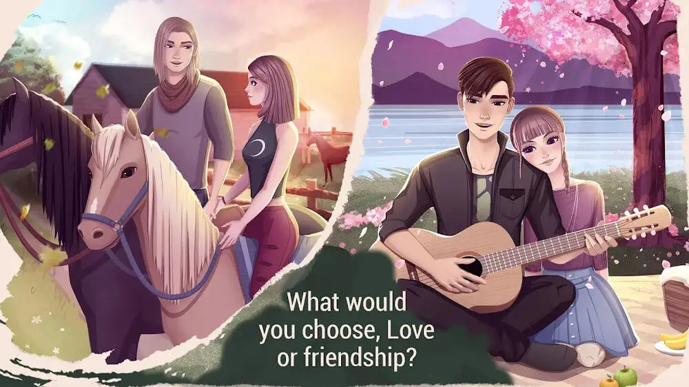 Screenshot of the Love Story: Teenage Drama game