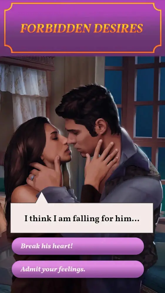 Screenshot of the Love and Passion: Episodes app