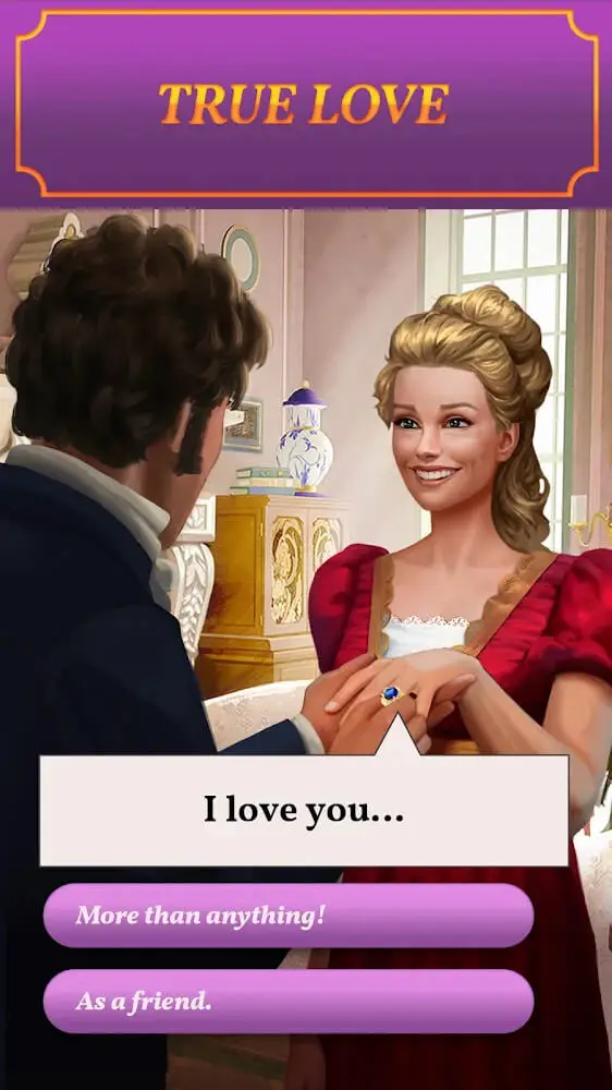 Screenshot of the Love and Passion: Episodes app