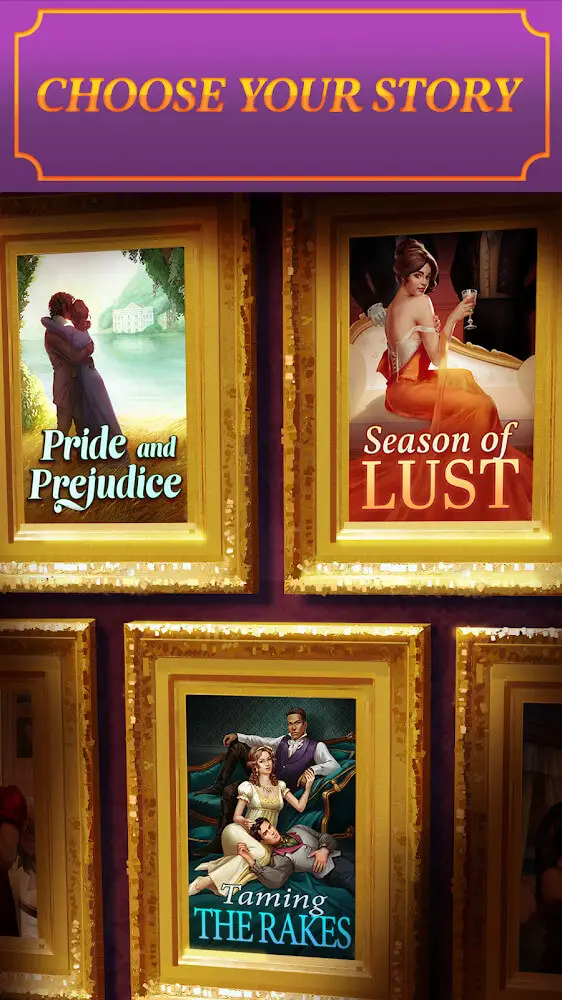 Screenshot of the Love and Passion: Episodes app