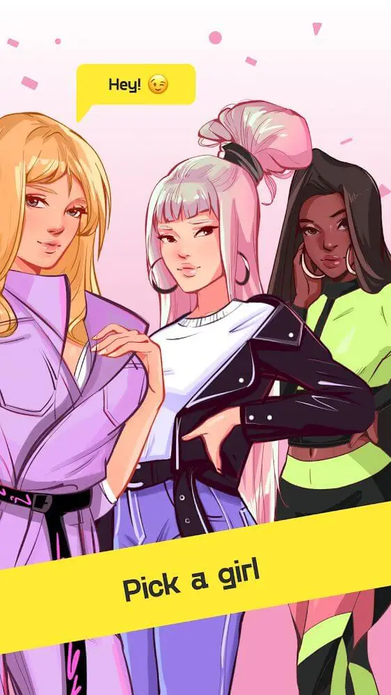 Screenshot of the Lovesim: You Are a Producer app