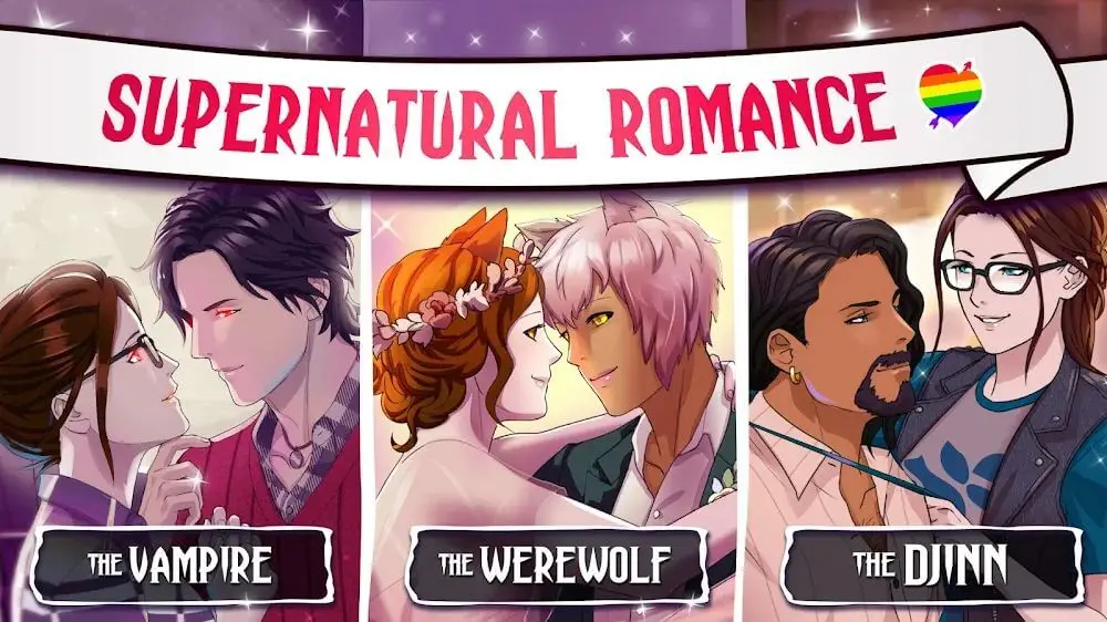 Screenshot of the Lovestruck game