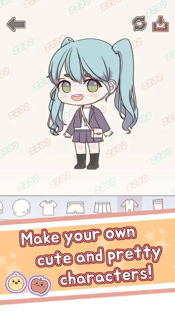 Screenshot of the Lucky Doll app