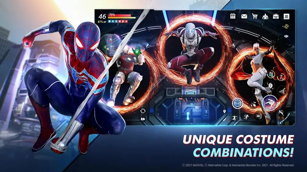 Screenshot of the MARVEL Future Revolution game