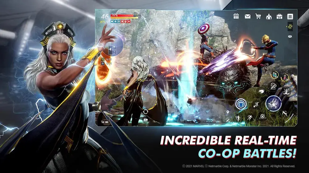 Screenshot of the MARVEL Future Revolution game