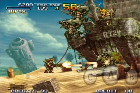 Screenshot of the METAL SLUG 3 game