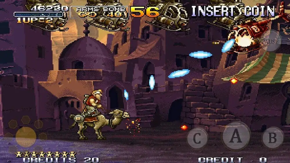 Screenshot of the METAL SLUG X game
