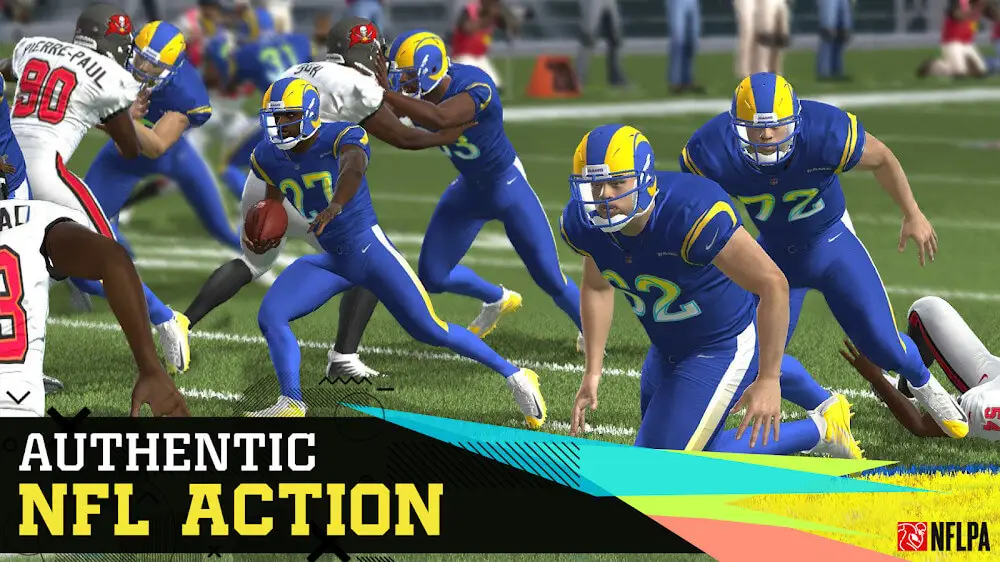 Screenshot of the Madden NFL 22 Mobile Football game