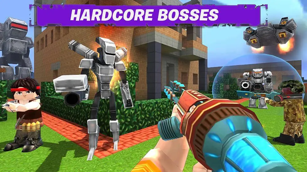 Screenshot of the Madness Cubed: Survival shooter game
