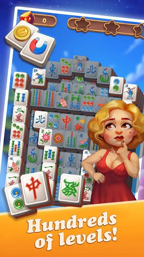 Screenshot of the Mahjong Magic Islands app