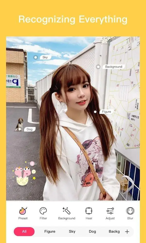 Screenshot of the Makaron app