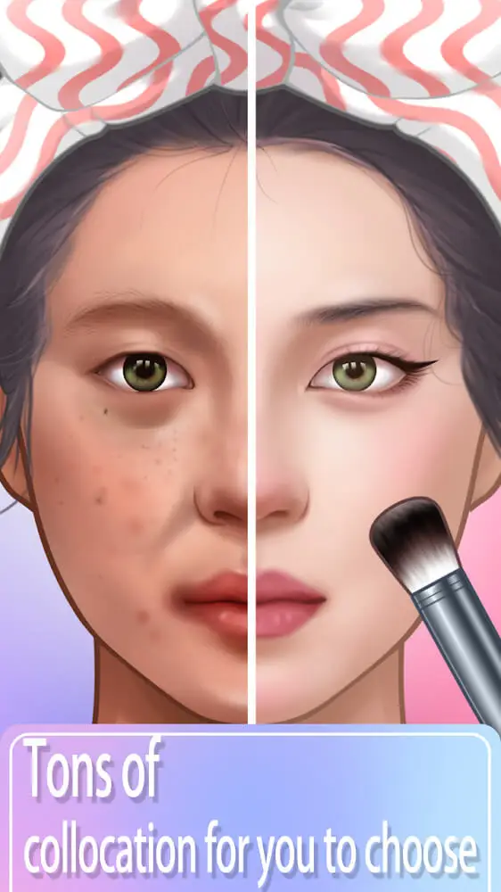Screenshot of the Makeup Master app