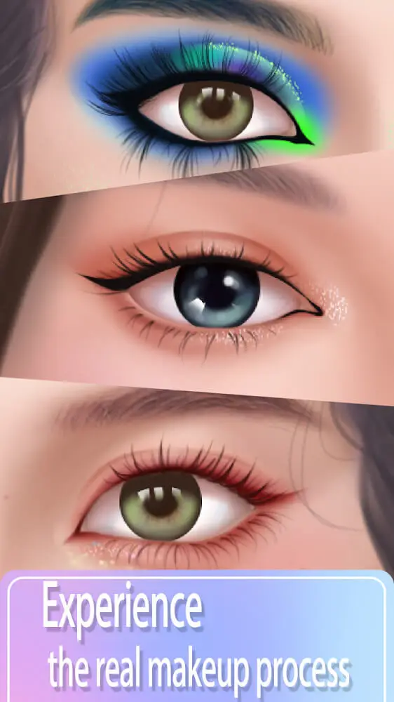 Screenshot of the Makeup Master app