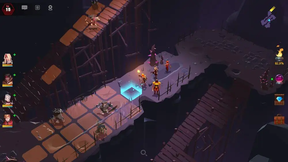 Screenshot of the Man or Vampire game