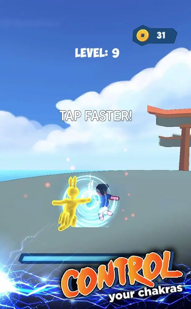 Screenshot of the Manga Run: Rasengan! app