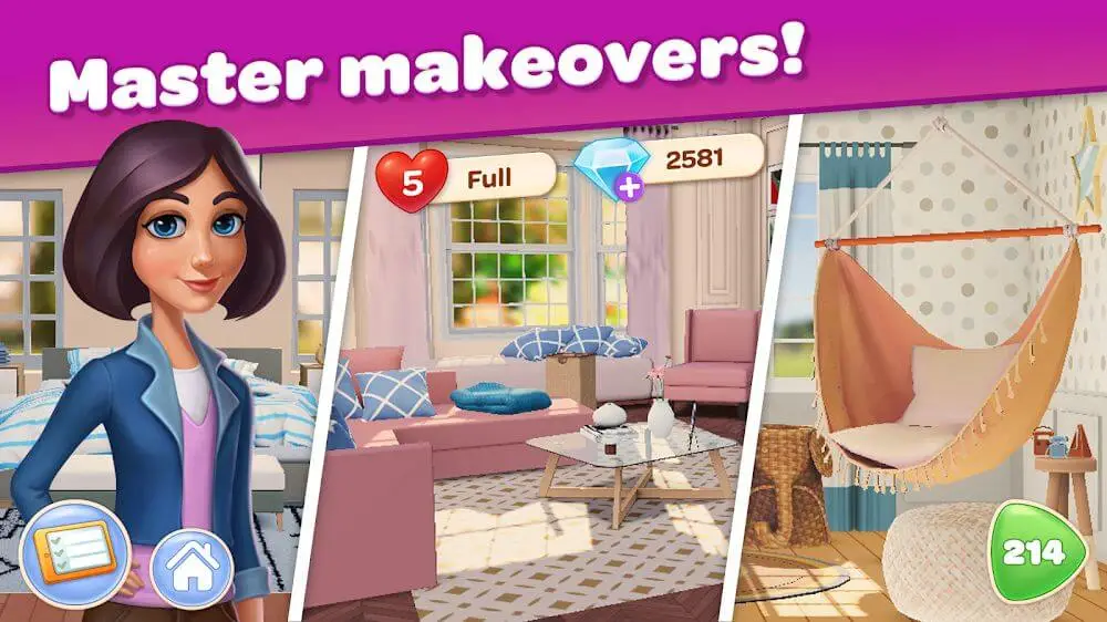 Screenshot of the Mary's Life: A Makeover Story game