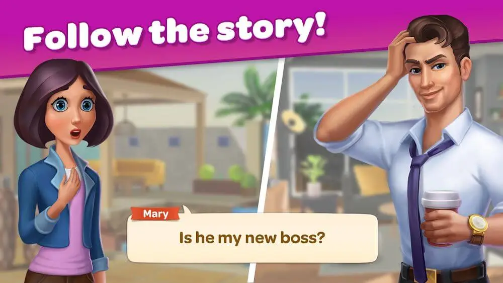 Screenshot of the Mary's Life: A Makeover Story game
