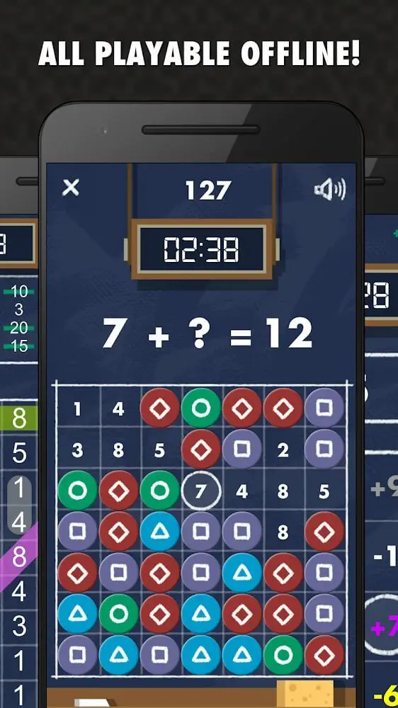Screenshot of the Math Games PRO app