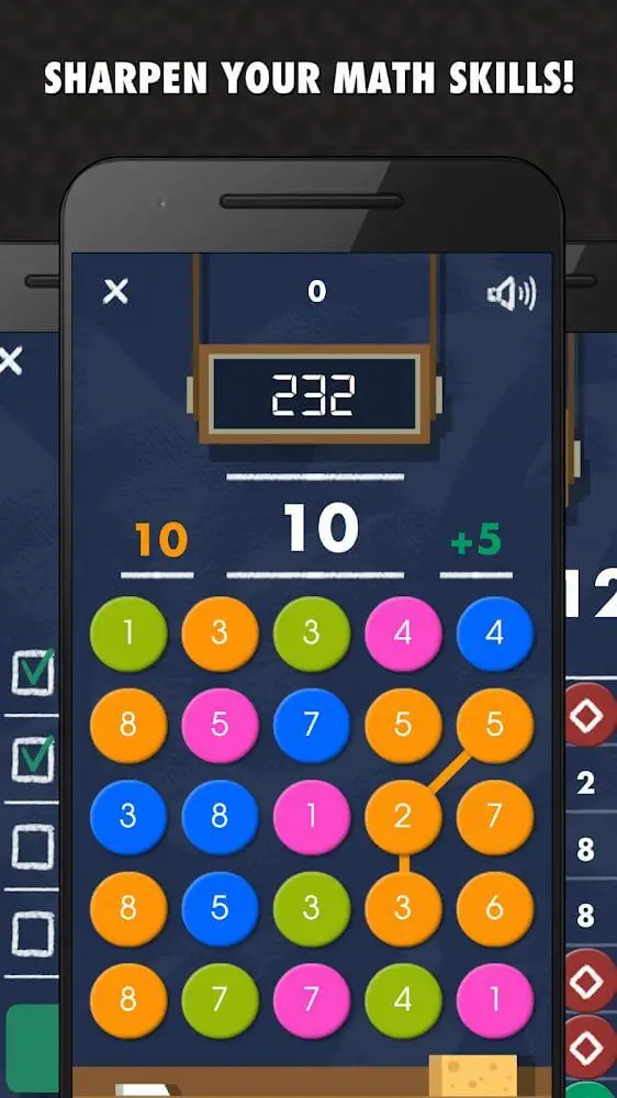 Screenshot of the Math Games PRO app
