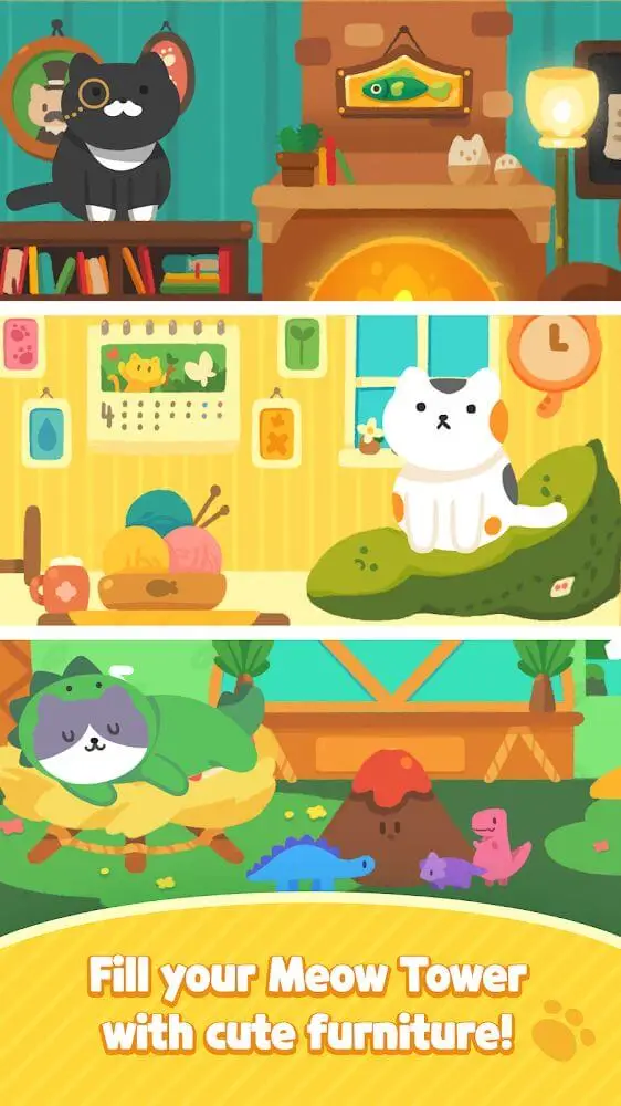 Screenshot of the Meow Tower: Nonogram app