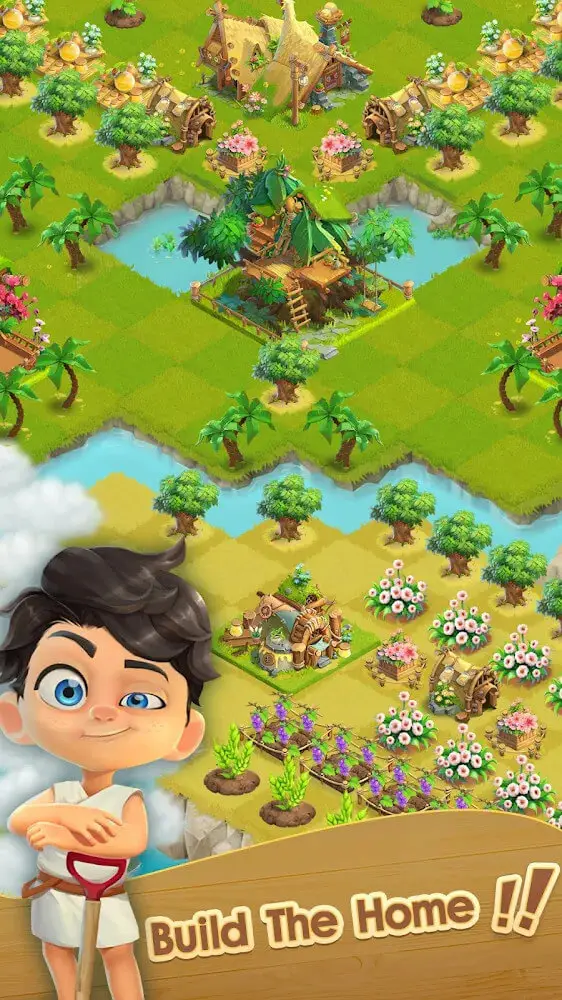 Screenshot of the Merge Islands app