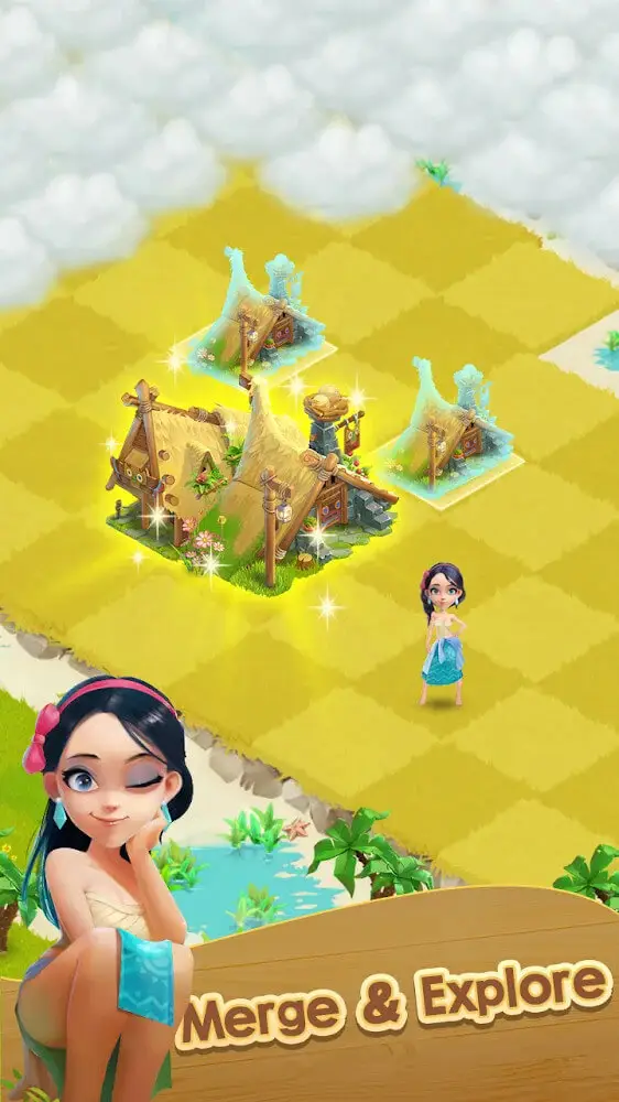 Screenshot of the Merge Islands app