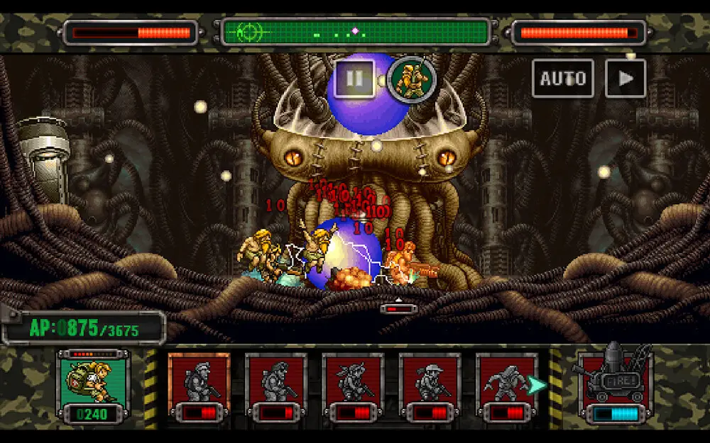 Screenshot of the Metal SLug Attack game