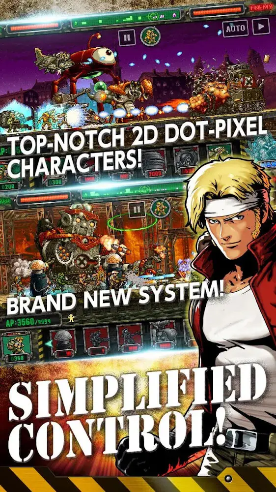 Screenshot of the Metal SLug Attack game