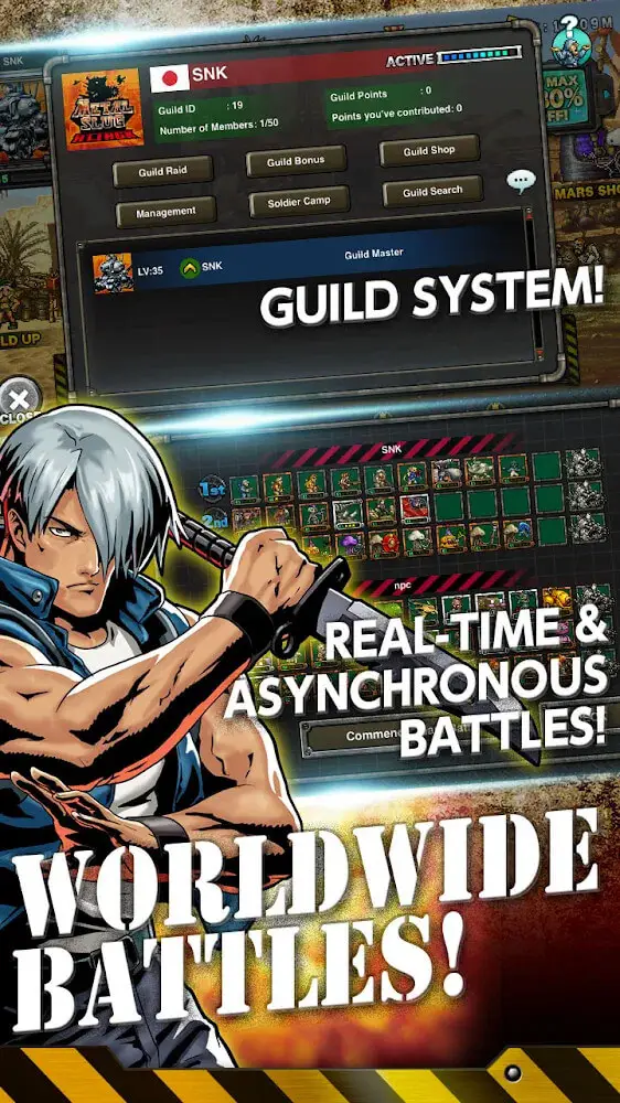 Screenshot of the Metal SLug Attack game