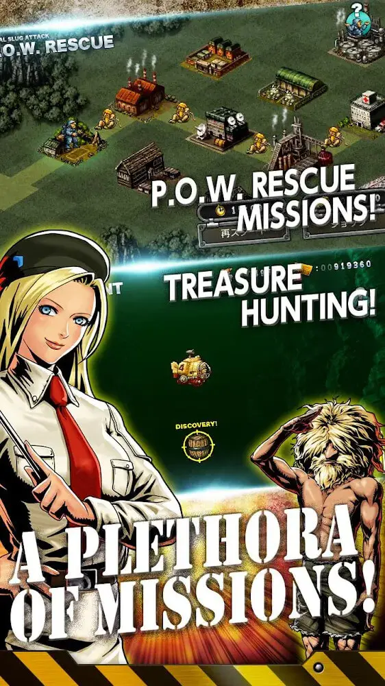 Screenshot of the Metal SLug Attack game