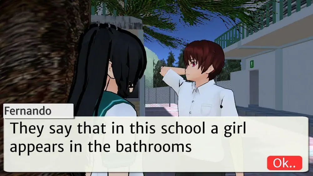 Screenshot of the Mexican High School Simulator game
