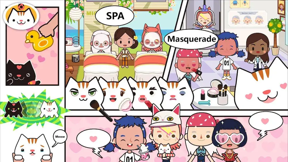 Screenshot of the Miga Town game