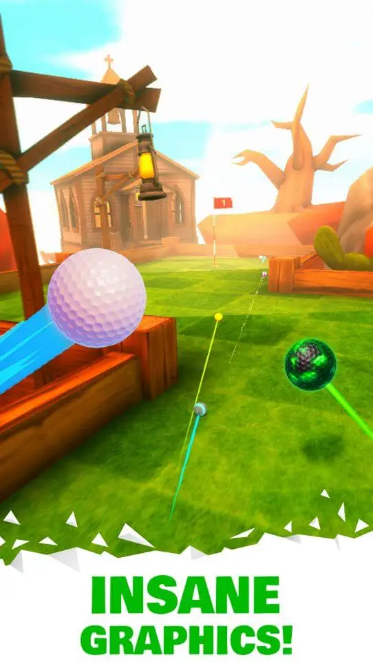 Screenshot of the Mini GOLF Tour app