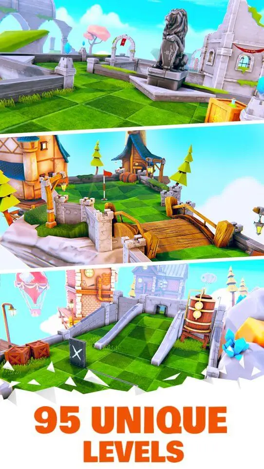 Screenshot of the Mini GOLF Tour app
