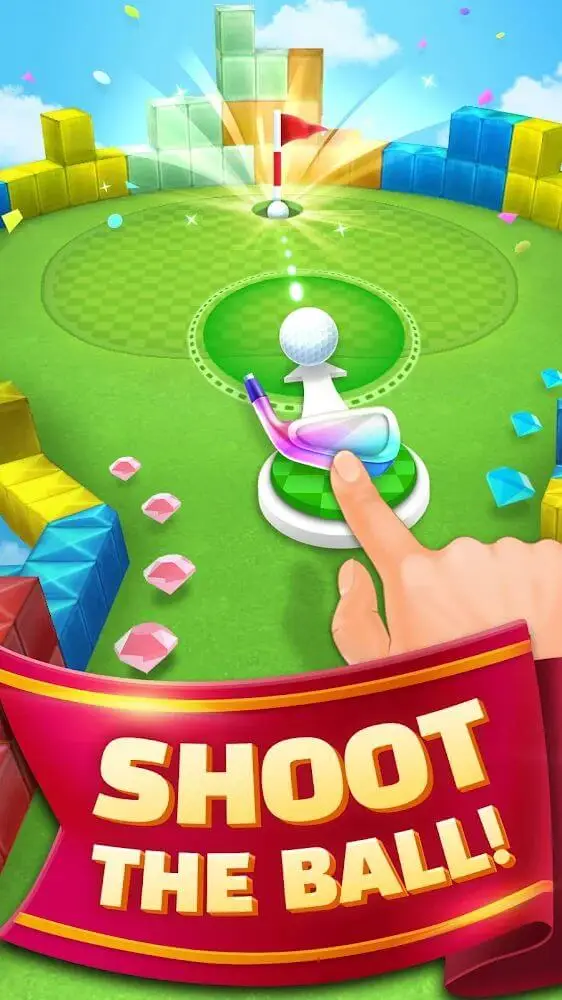 Screenshot of the Mini Golf King app